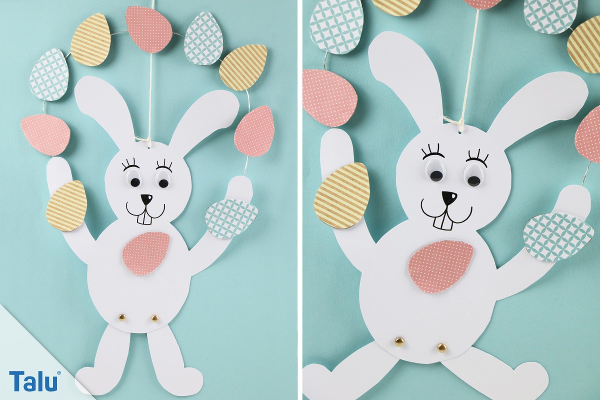 Osterhase basteln