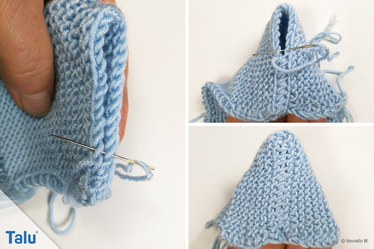 Babyschuhe stricken