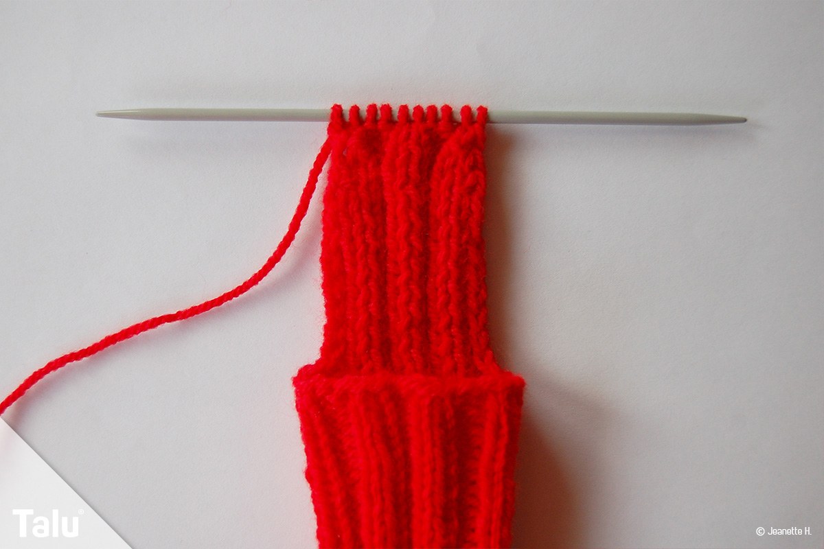 Tasche stricken